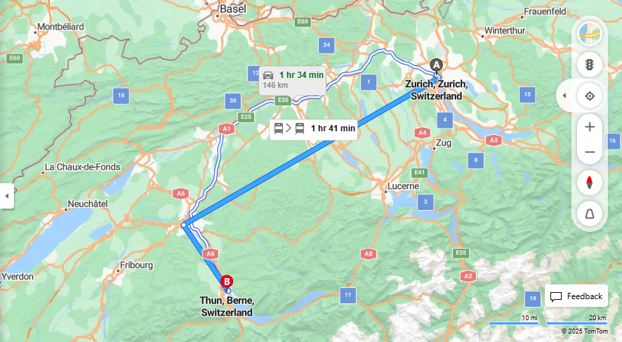 Anreise von Zurich Zu Thun Über 

4

IC81


