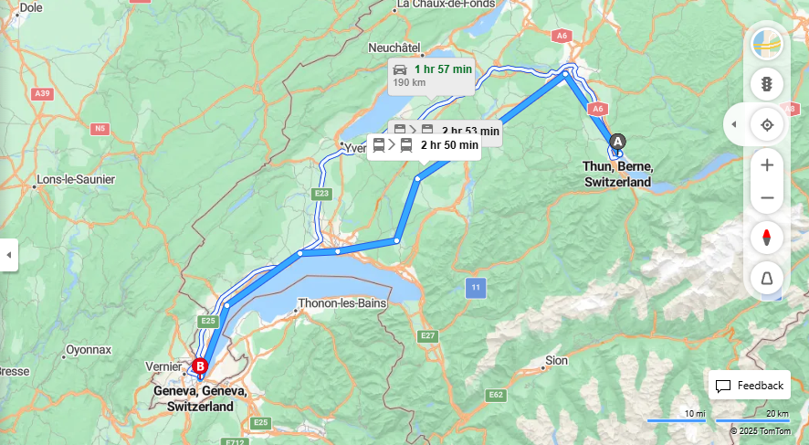 Anreise von Thun Zu Geneva Über 

ICE

IR15


