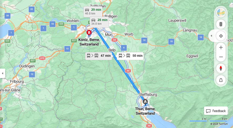 Anreise von Thun Zu Köniz Über 

IC8



10


