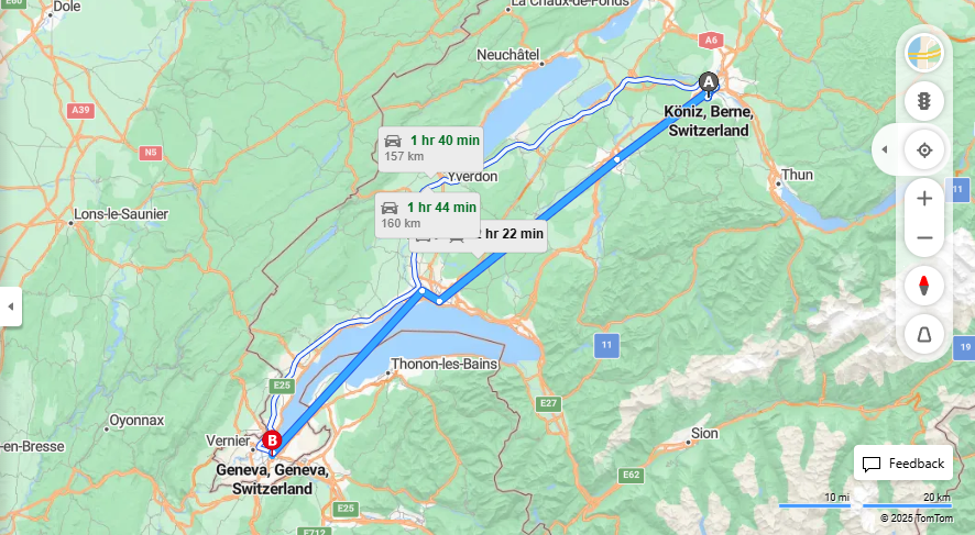 Anreise von Köniz Zu Geneva Über 

17

IC1


