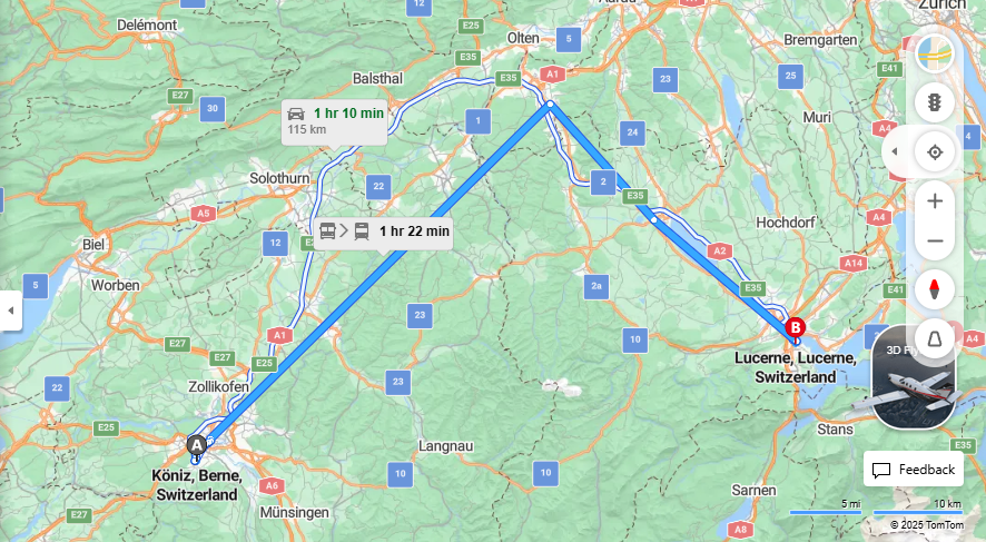 Anreise von Köniz Zu Lucerne Über 

17



IR15


