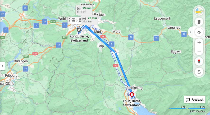 Anreise von Köniz Zu Thun Über 

10



RE1


