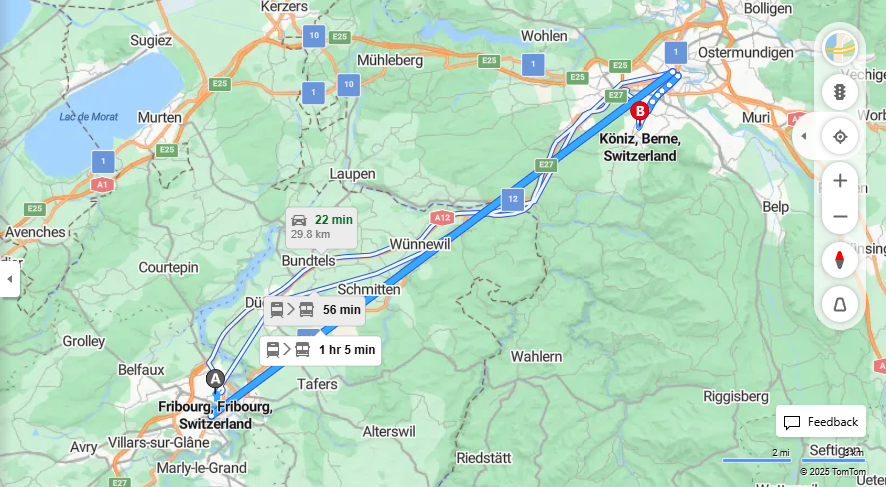 Anreise von Fribourg Zu Köniz Über 

IR15



10


