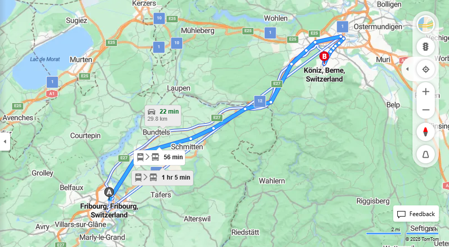 Anreise von Fribourg Zu Köniz Über 

S1



10


