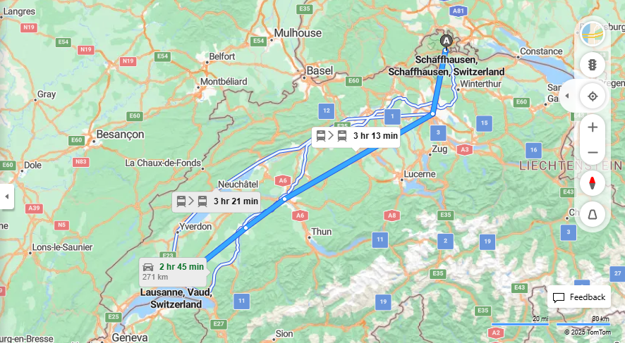 Anreise von Schaffhausen Zu Lausanne Über 

IC

IC1



