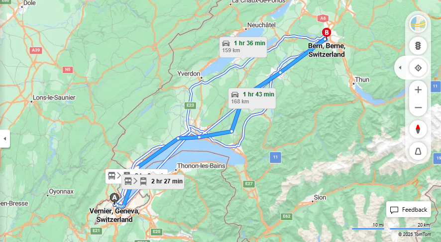 Anreise von Vernier Zu Bern Über 

19



IR15


