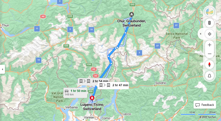 Anreise von Chur Zu Lugano Über 

171



EC


