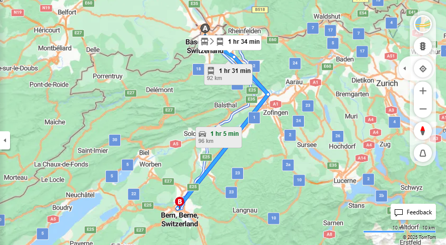 Anreise von Basel Zu Bern Über 

50



IC6


