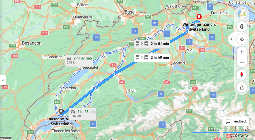 Anreise von Lausanne Zu Winterthur Über 

IC

IC1



