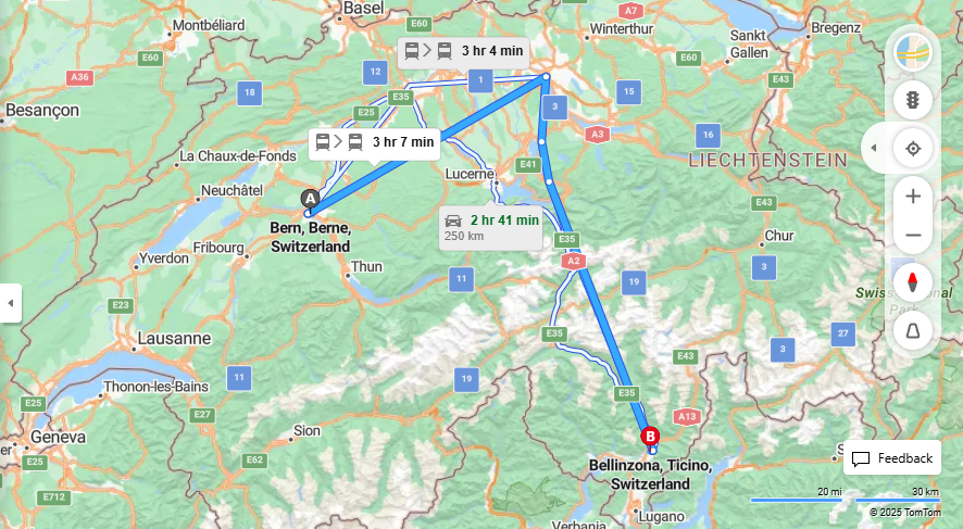 Anreise von Bern Zu Bellinzona Über 

IC1

EC


