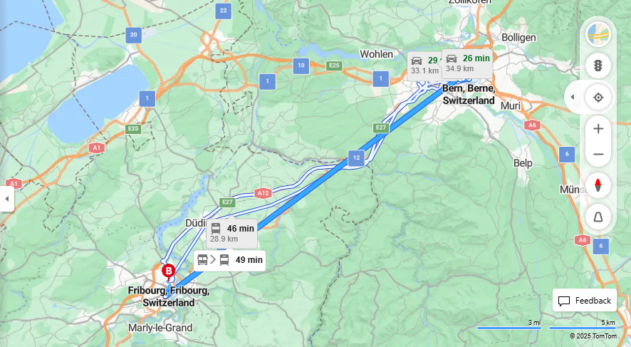 Anreise von Bern Zu Fribourg Über 

12



IR15


