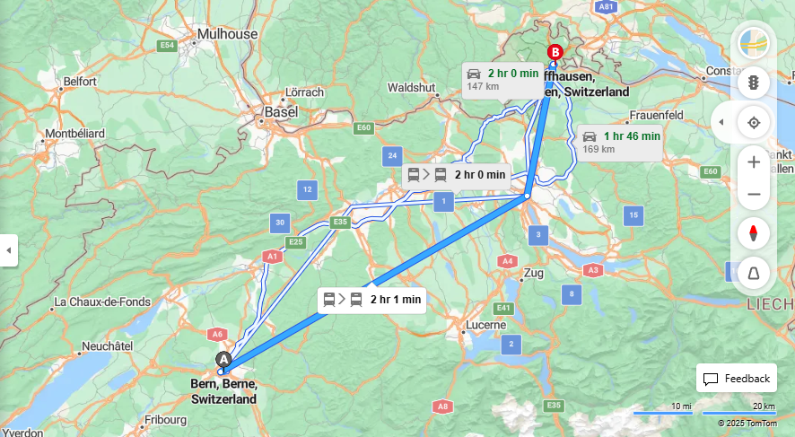 Anreise von Bern Zu Schaffhausen Über 

IC1

IC


