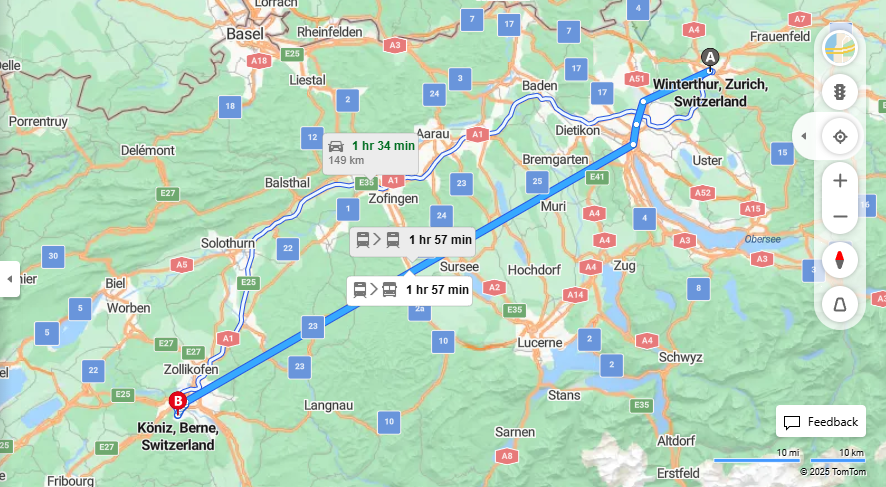Anreise von Winterthur Zu Köniz Über 

IC1



10


